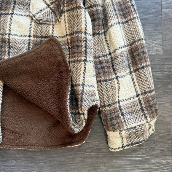 VTG Imperial Guard 60s 70s Heavy CPO Plaid Flannel Shacket Large Jacket - Picture 7 of 8